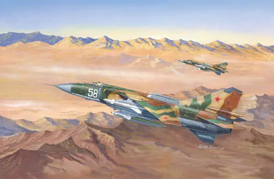 Trumpeter 1/48 Russian Mig-23Mld Flogger-K Model 1