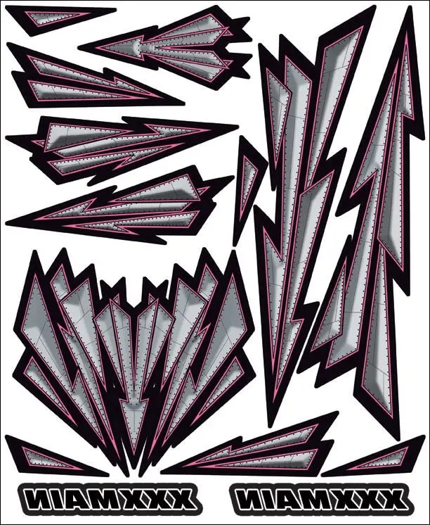 Xxxmain Internal Rc Decals: Dysfunctional 1