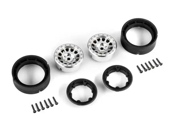 Traxxas Beadlock 105 Method Race Wheels: Trx4-M (Satin) 1