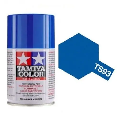 Tamiya Acrylic Spray: Ts-93 (Pure Blue) 1