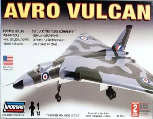 Lindberg Avro Vulcan 1/100 Model Kit 1