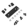 Hot Racing Aluminum Servo Mount: Rr10/Smt10 (Black) 1