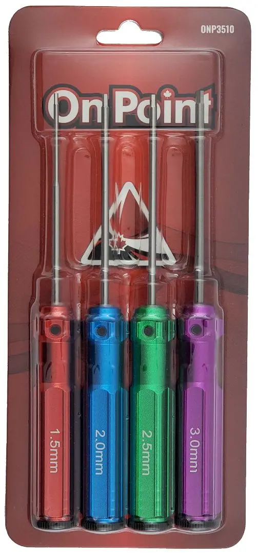 Onpoint Hex Screwdrivers 1.5-3.0Mm (Coloured) 1