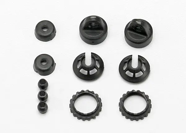 Traxxas Gtr Shock Caps And Spring Retainers 1/16 1