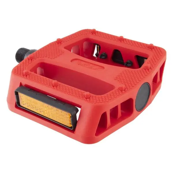 Se Bikes 12 O’Clock Nylon Pedals 9/16” (Red) 1