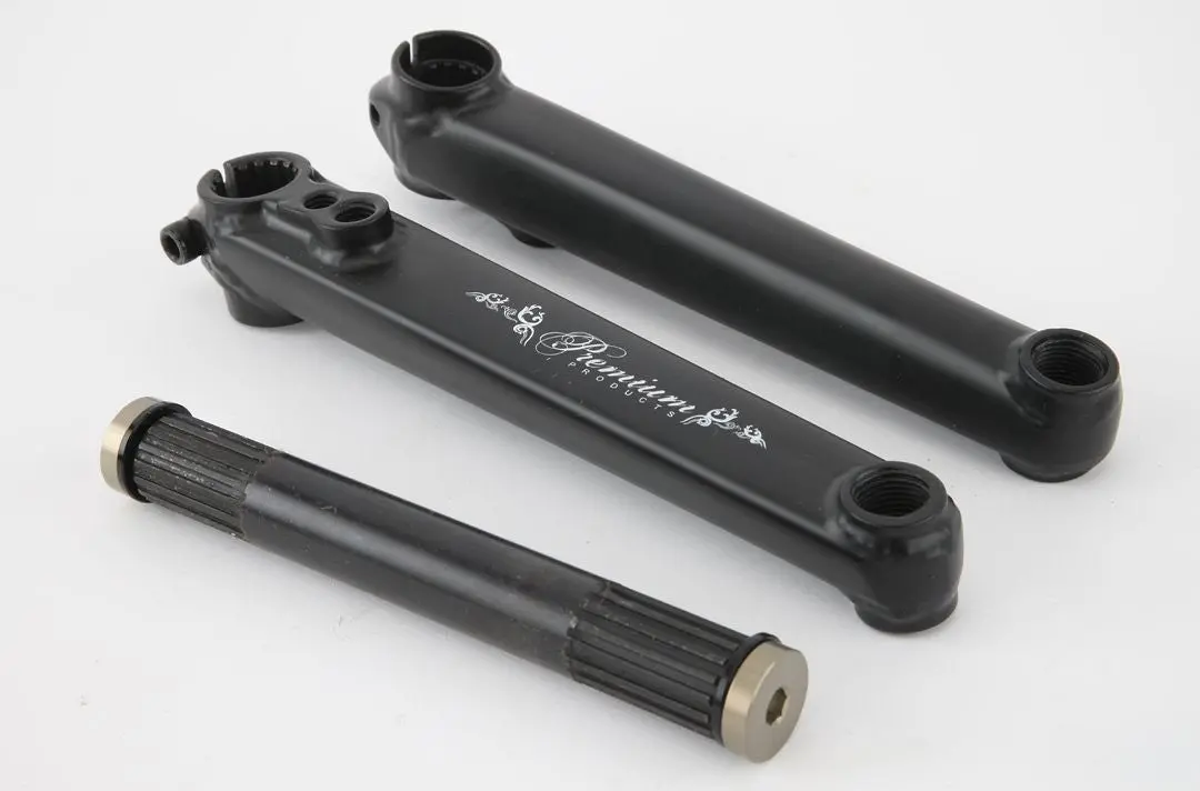 Premium 16 Spline 175Mm Crankset (Black) 1