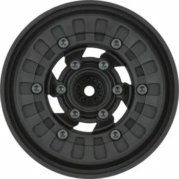 Pro-Line Vice Crushlock 2.6” Black Beadlock Rim: 2.6” Mud Tires 1