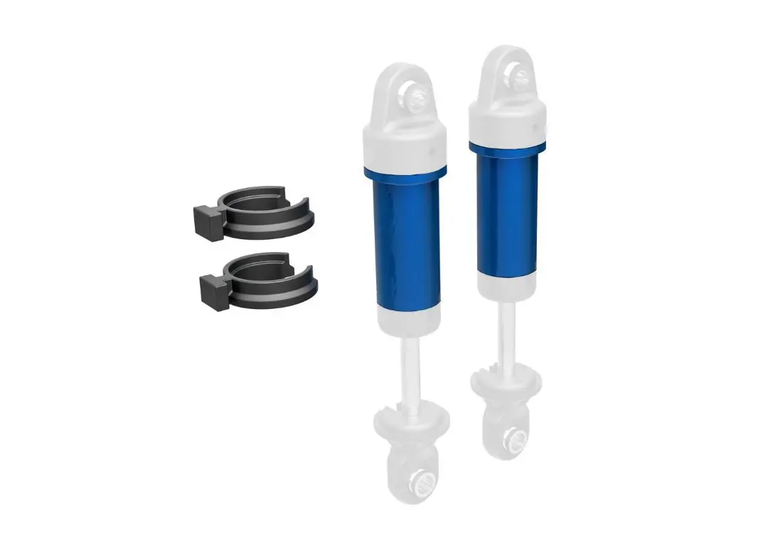 Traxxas Aluminum Gtm Shock Body (Blue) 1