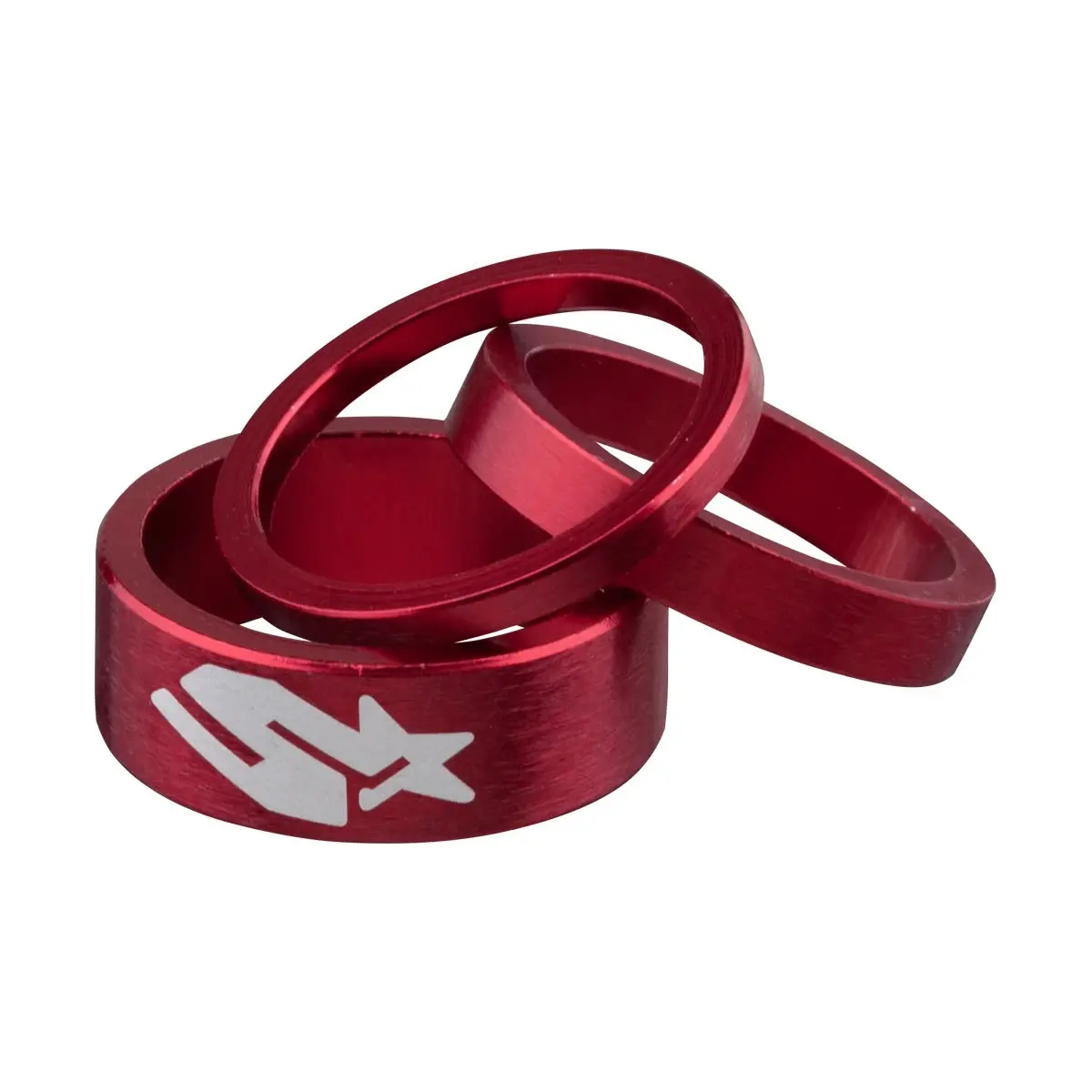 Spank Headset Spacer Kit 3/6/12Mm Red 1