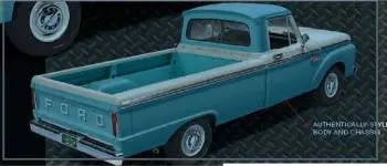 Moebius 1/25 1965 Ford Custom Cab Styleside Model Kit 1