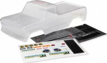 Traxxas Bigfoot #1 Body Clear/Decal Sheet/Window Mask 1