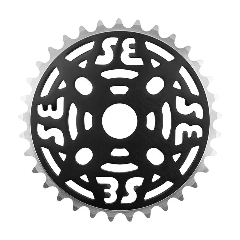 Se Bikes 1/8 Chainring Aluminum: 33T (Black) 1