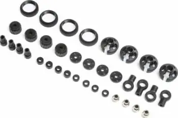 Losi Shock Plastics & Ball Set: Lmt 1