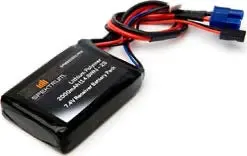 Spektrum 2000Mah 2S 7.4V Lithium Ion Rx Battery 1