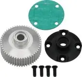 Hot Racing Hard Anodized Aluminum Differential Case: Dr10 1