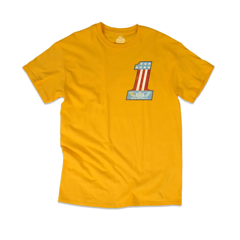 Se Bikes Vintage Bmx T-Shirt (S) (Gold) 1