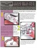 Bare Metal Clear Inkjet Single Decal Paper 1