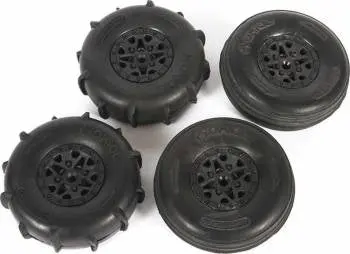 Axial St28 Razor Front And Rear Paddle Tire Set: Yeti Jr. 1