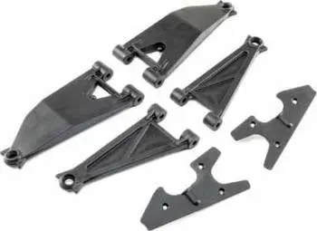 Losi Front Upper And Lower Suspension Arm Set: Super Baja Rey 1