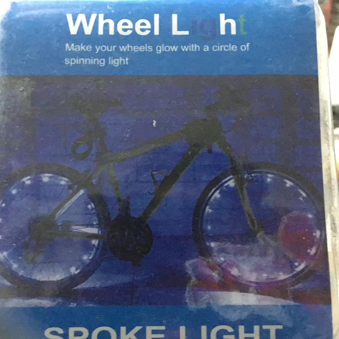 Economy Led Bike Wheel Lights (Blue) 1