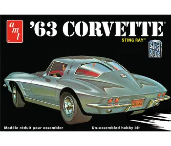 Amt 1/25 1963 Corvette Stingray Model Kit 1