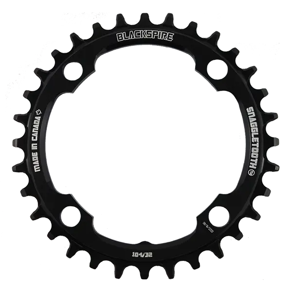 Blackspire Super Snaggletooth Chainring 104Bcd 34T (Black) 1