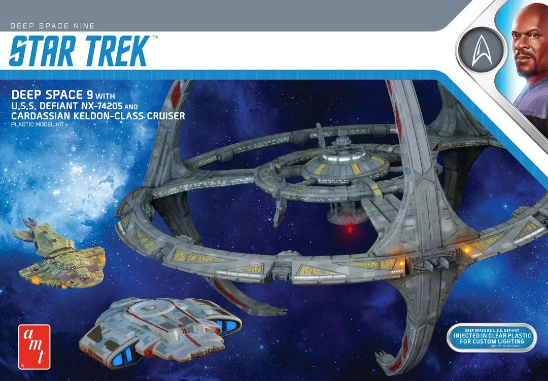 Amt Star Trek Ds9 W/ Defiant Model Kit 1