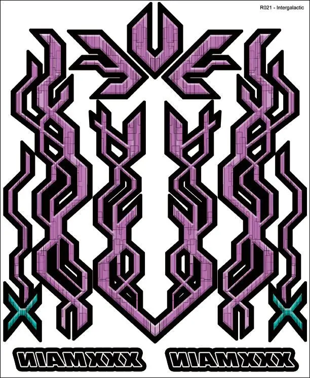 Xxxmain Racing Internal Decals: Intergalactic 1