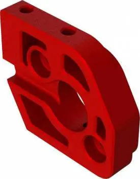 Arrma Aluminum Motor Plate: Red 1