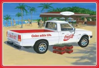 Amt 1/25 1980 Dodge Ram D-50 Coca-Cola Model Kit 1