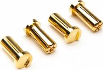 Dynamite Low Profile Bullet Connectors: 5Mm (4) 1