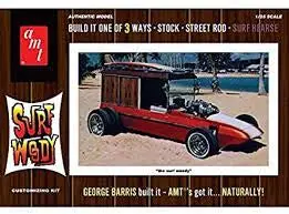 Amt George Barris Surf Woody 1/25 Model Kit 1
