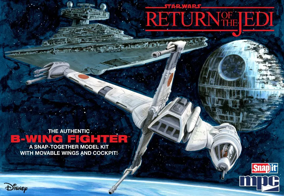 Mpc 1/144 Star Wars: Return Of The Jedi B-Wing Fighter Model Kit 1