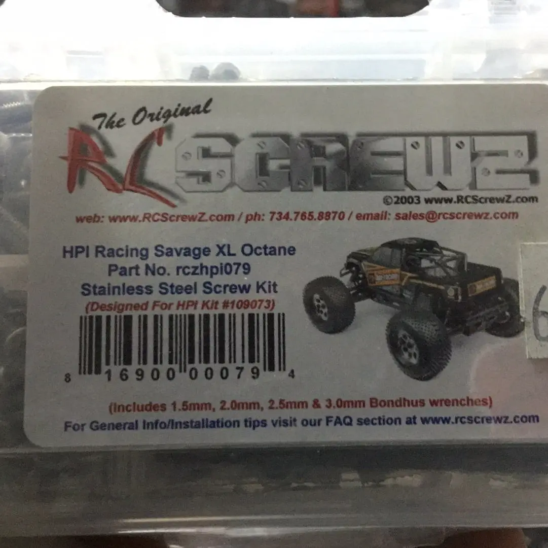 Dynamite Stainless Steel Screw Set: Hpi Savage Xl Octane 1