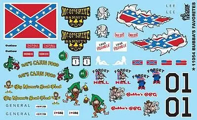 Gofer Racing Decals: Bubbas Favorite 1