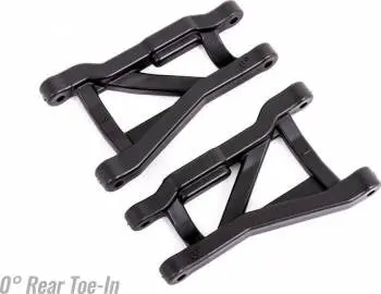 Traxxas Rear Heavy Duty Suspension Arms: 0 Degrees (Black) 1