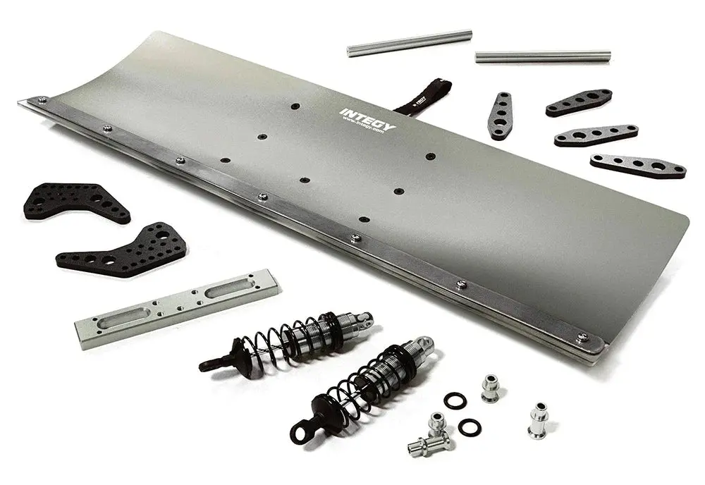 Integy Alloy Machined 400Mm Plow Kit Granite 1/10 1