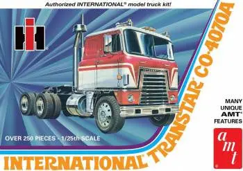 Amt 1/25 International Transtar Co-4070A Semi Tractor Model Kit 1