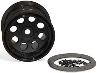 Axial 8 Hole 3.8” Beadlock Wheel: Black 1