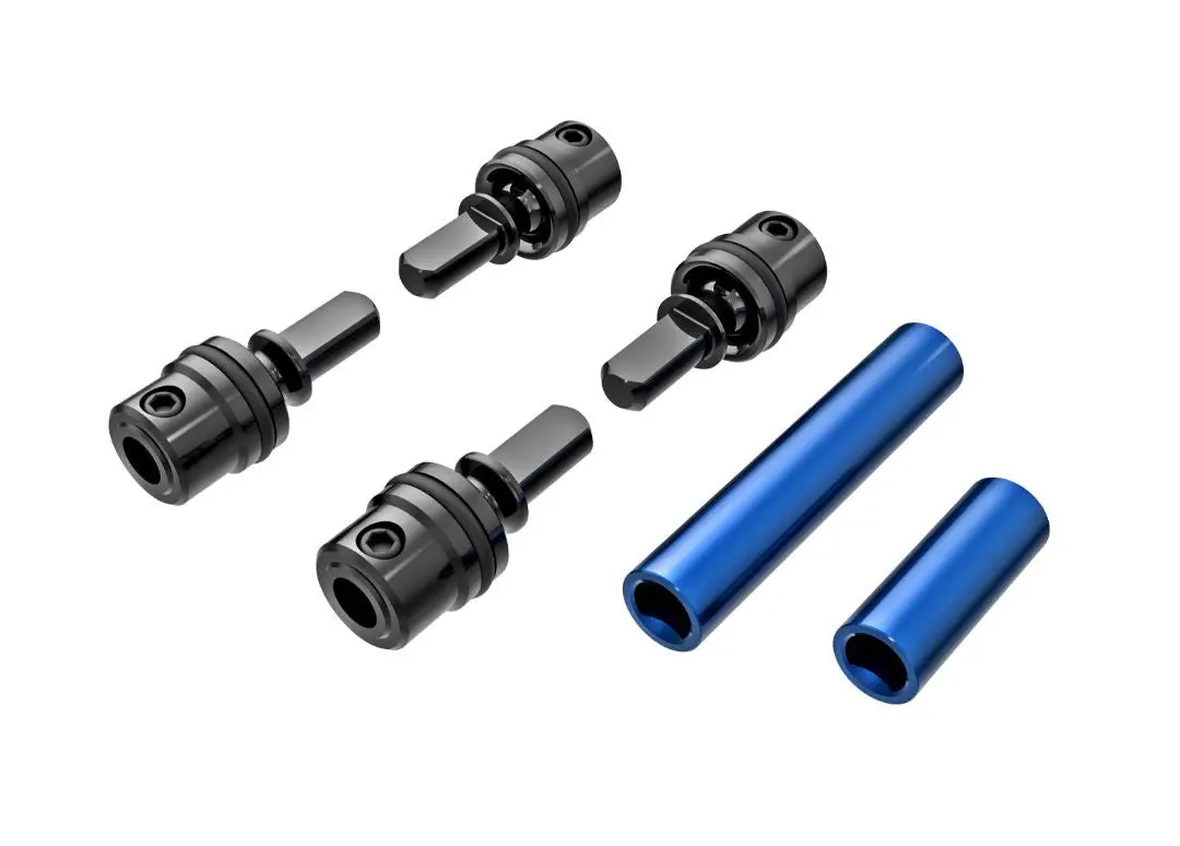 Traxxas Male Aluminum Centre Driveshaft: Trx4-M (Blue) 1