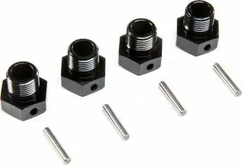 Losi 17Mm Wheel Hex: Sbr 2.0 (Black) 1