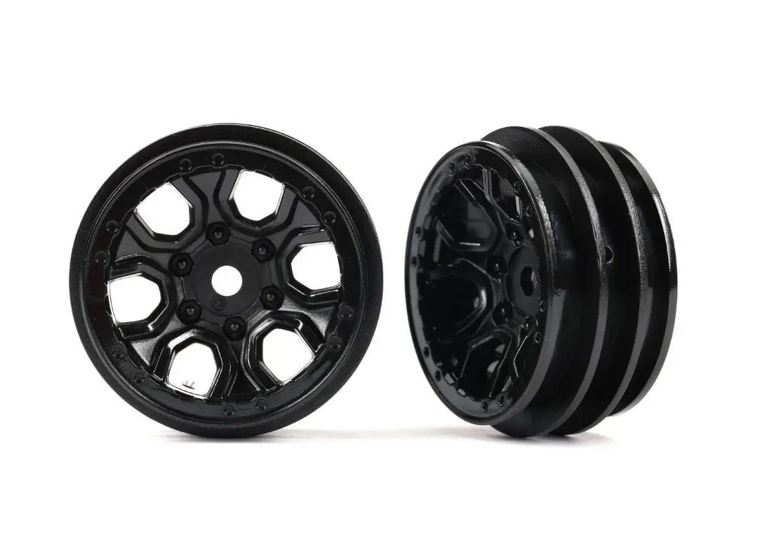 Traxxas 1.0” Wheels: Trx-4M (Black Chrome) 1