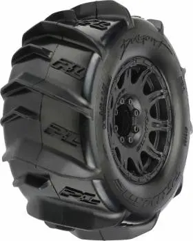Pro-Line Dumont 3.8” Sand/Snow Paddle Tire Mounted On Raid Wheels: 17Mm 1