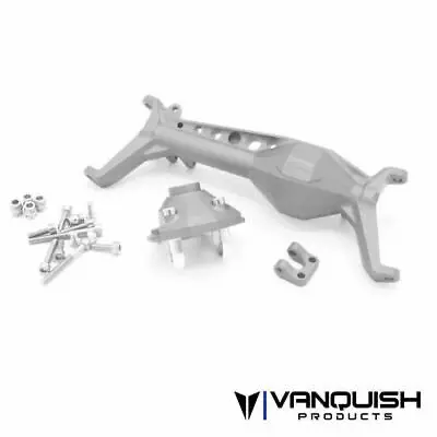 Vanquish Currie F9 Front Portal Axle: Scx10iii (Clear Anodized) 1