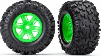 Traxxas At Tires And Wheels: X-Maxx (Green) 1