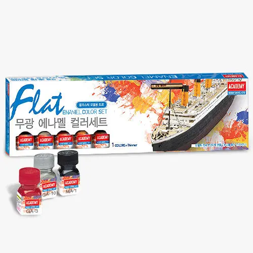 Academy Models Enamel Colour Set: Flat 1
