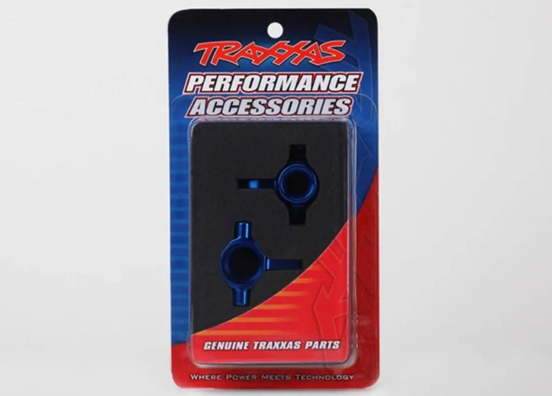 Traxxas Aluminium Steering Blocks 6061-T6: X01 (Blue) 1