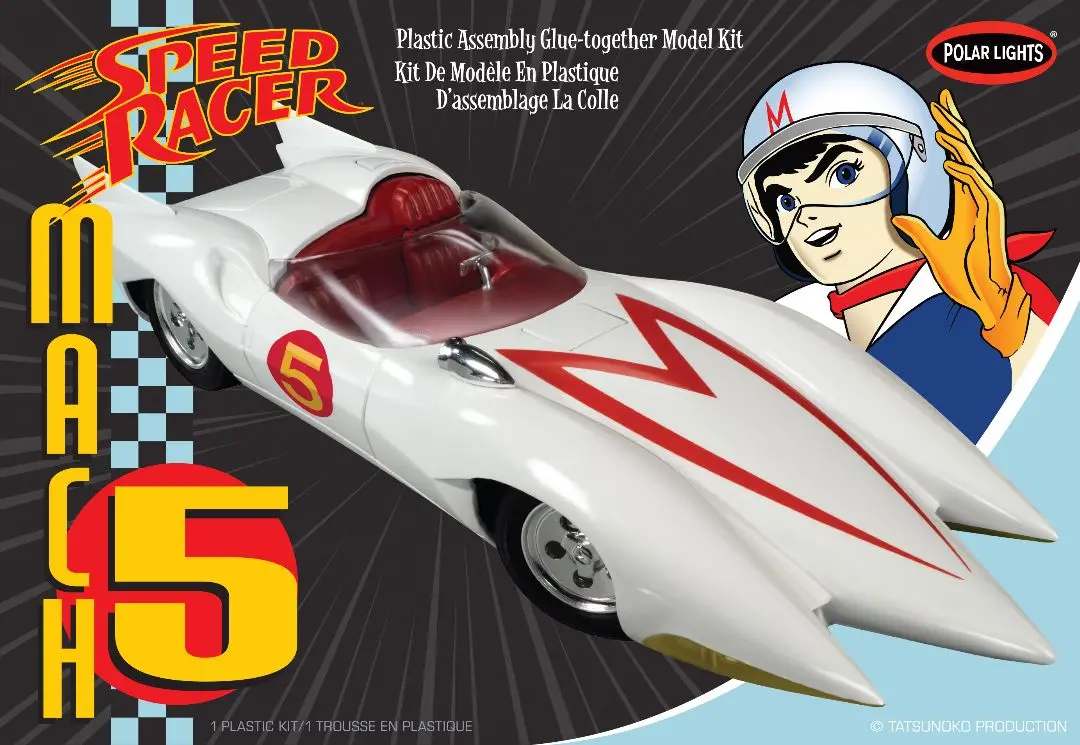 Polar Lights Speed Racer Mach V 1/24 Model Kit 1