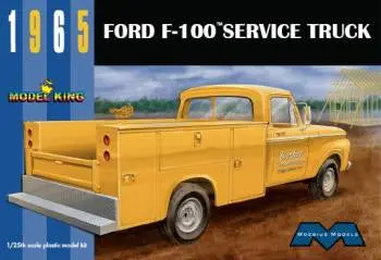 Moebius 1/25 Model King 1965 Ford F-100 Service Truck Model Kit 1