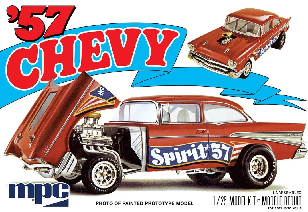 Mpc 1957 Chevy Flip Nose (Spirit Of 57) Model Kit 1